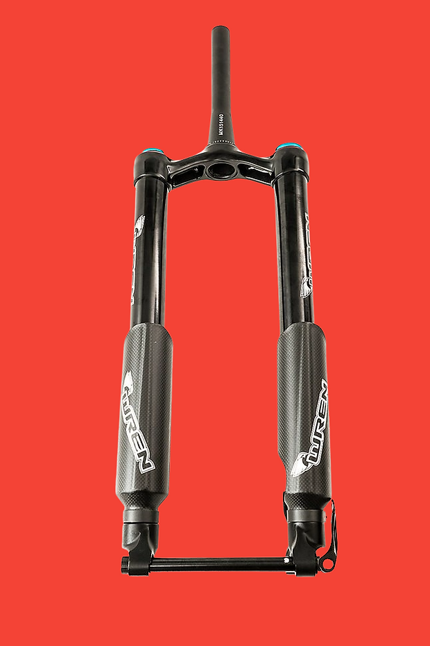 WREN 110mm Mountain Bike Suspension Fork FREE Carbon Bash Guards Revo Bikes Ltd T A Podium Sports