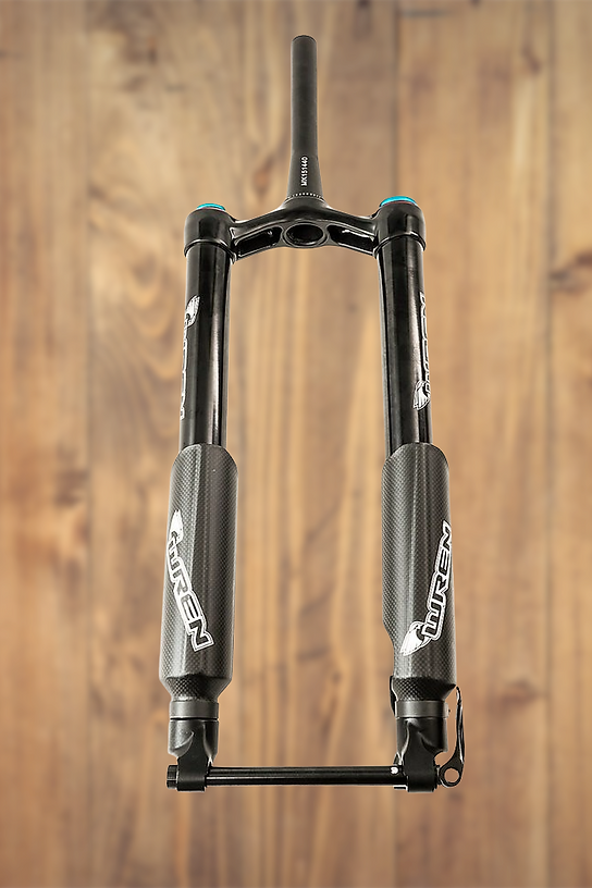WREN 150mm Mountain Bike Suspension Fork FREE carbon bash guards Revo Bikes Ltd T A Podium Sports